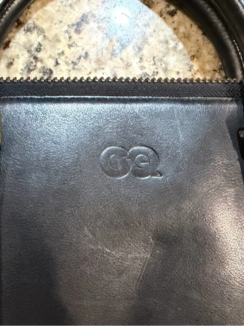 Rare 2000’s  Coach GQ  Collab, Black Leather Briefcase Tote